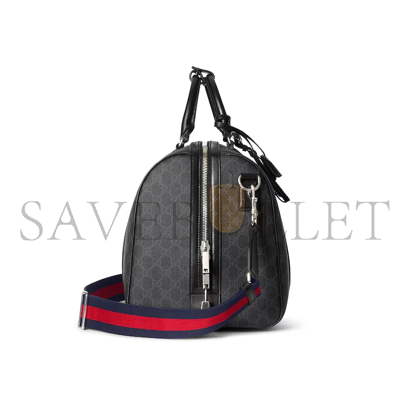 GUCCI GG BLACK MEDIUM DUFFLE BAG 792074 (45*30*24.5cm) GUCCI GG BLACK MEDIUM DUFFLE BAG 792074 (45*30*24.5cm)